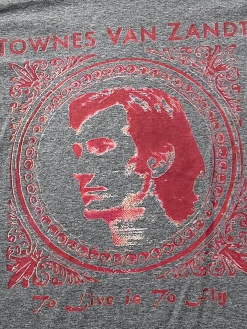 Townes Van Zandt Preowned Large T-shirt